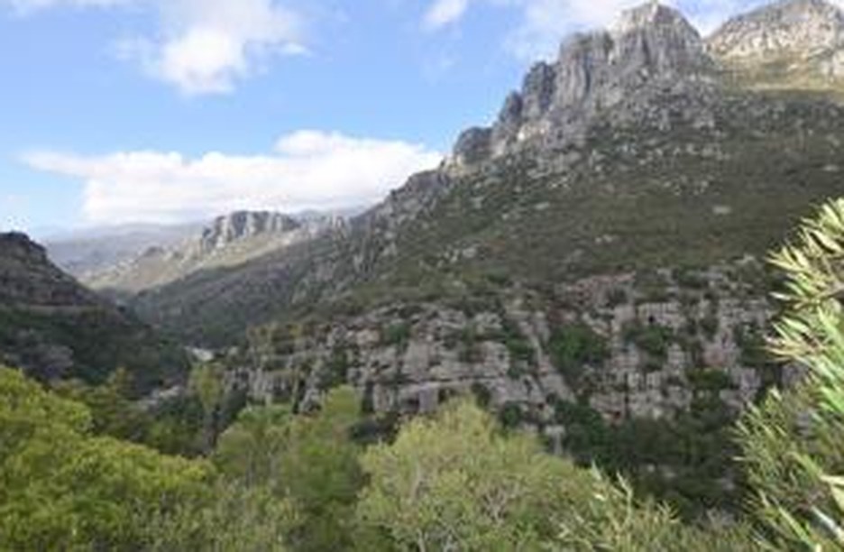Bainskloof Pass mountain land
